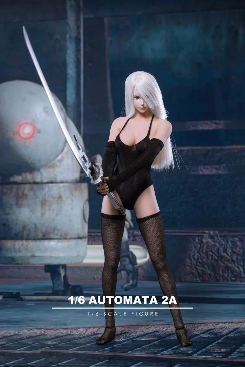 TF TOYS TF02 1/6 НИР 2A девушка глава лепить одежда меч набор для женщин солдат модель