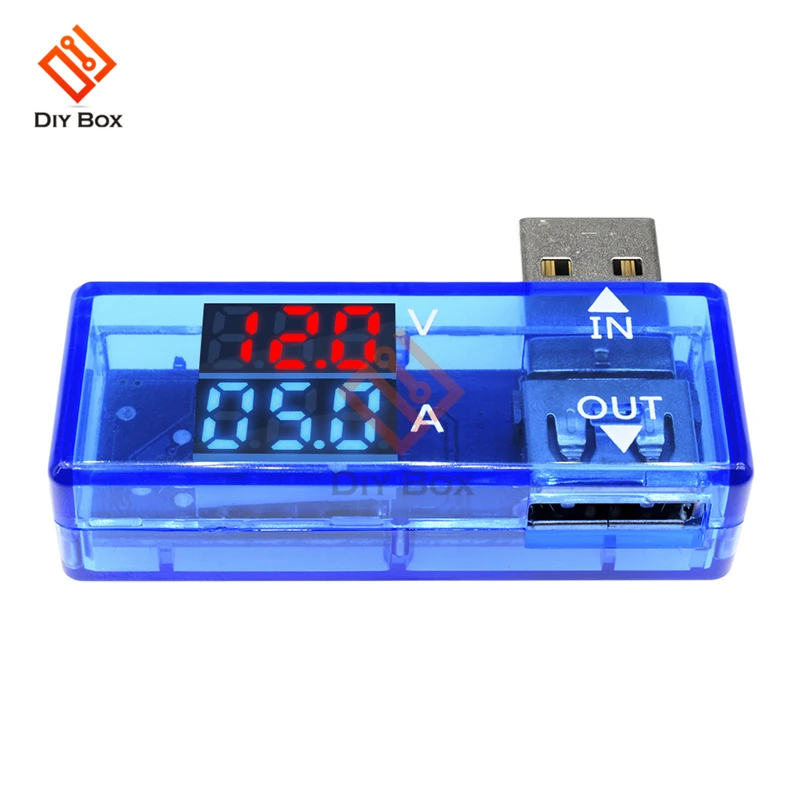 Светодиодный вольтметр с двойным usb-портом, амперметр, тестовый детектор, тестовый детектор er для автомобиля, мотоцикла, вольт, усилитель, детектор Doctor Meter Monitor