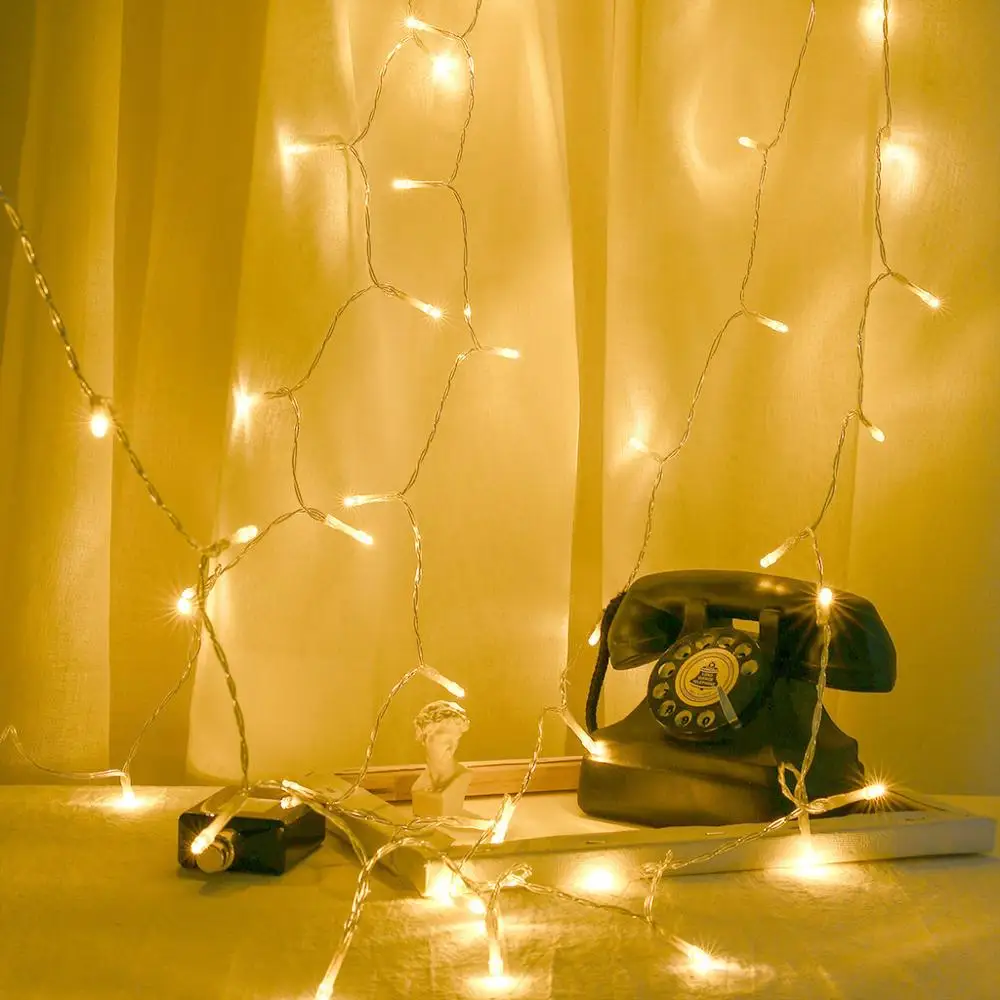 4 Meter 40 LED USB String Lights 220V Wedding Party Decoration Garland Festival DIY Ornaments Decorative rattan #1125 | Дом и сад