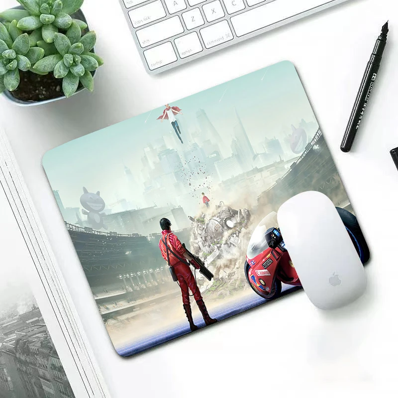 

Luxury New Arrivals lovely wear-resisting small 29x25cm office leisure edge anti slip washable laptop game mouse pad Akira