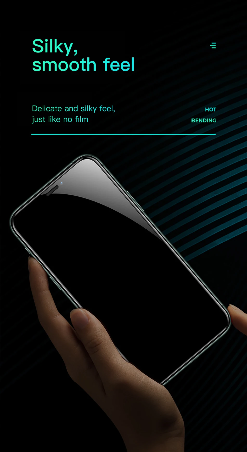 Benks XPRO 3D закругленные края полное покрытие защитное закаленное стекло для iPhone 11 Pro MAX XR X XS 0,4 мм Защитная пленка для экрана