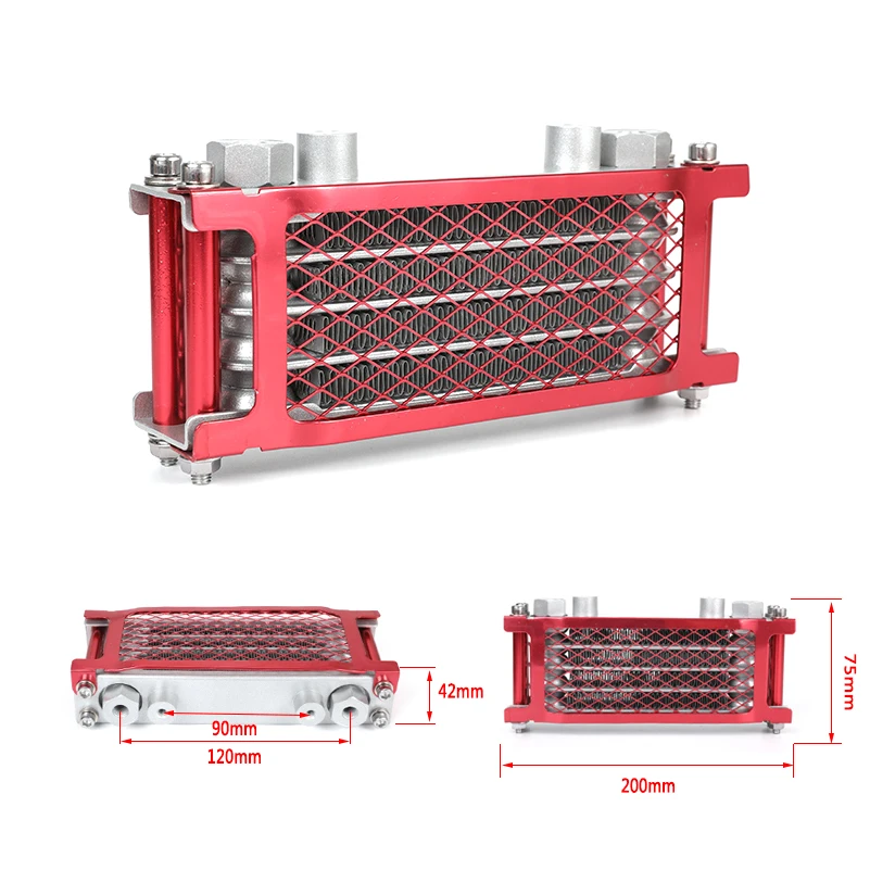 Motocross Cooler Radiator Oil Set Monkey Bike For 50 70 90 110 125 140cc Dirt DAX Pocket ATV Motor Cooling | Автомобили и