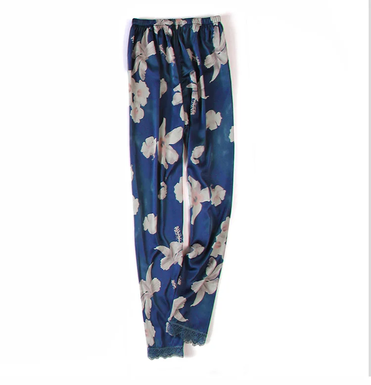 

5pcs Rayon Nightgown Set Female Summer Sexy Sling Shorts White Flower Printed Nightgown Nightdress With Chest Pad Home Service