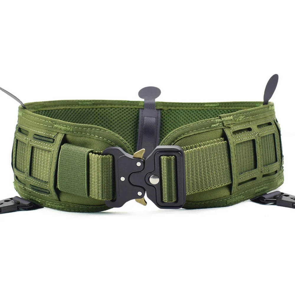 

Battle Belt Set Men Combat Military Waist Belt Paintball Hunting CS Outdoor Multifunctional Tactical Girdle Accessories 1PCS