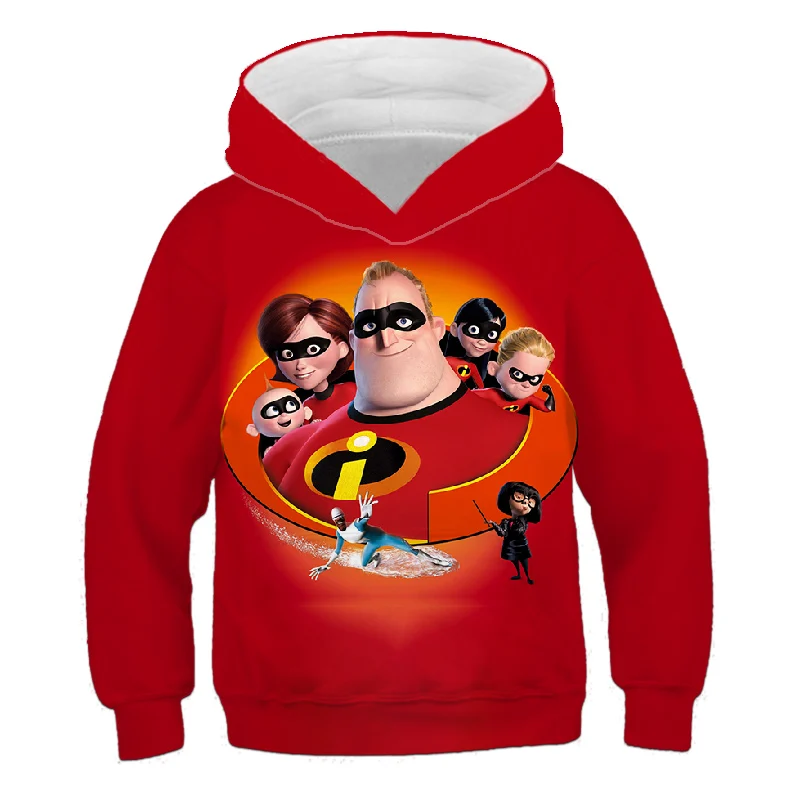 

Kids Print Sweatshirts Super Cartoon Sonic Hoodies Boys Hooded Sweater 3D Colorful Cosplay Costume Tops Girls Outfits 4-14 Year