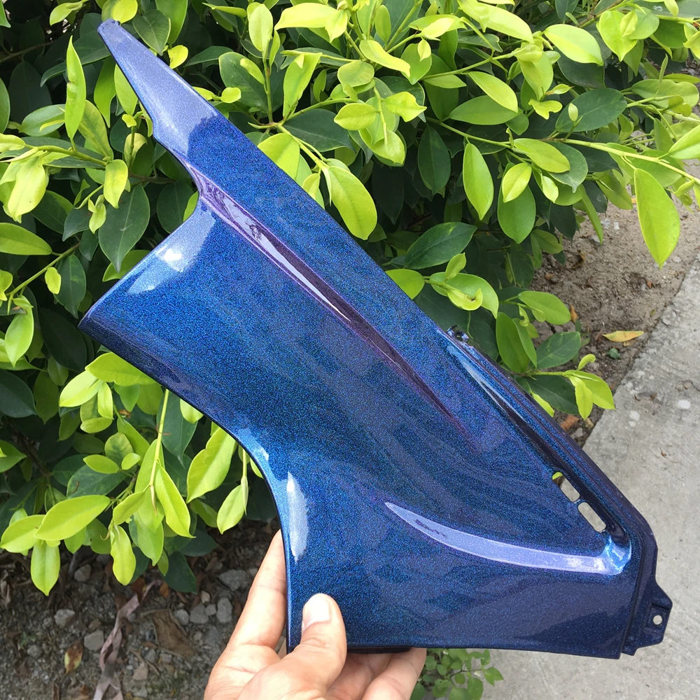 Черное/углеродное волокно Передняя Пылезащитная крышка мотоцикла обтекатель