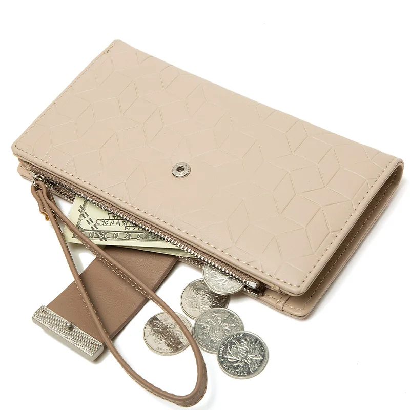 Длинные кошельки для женщин модные дамские бумажники с камнями вместительный