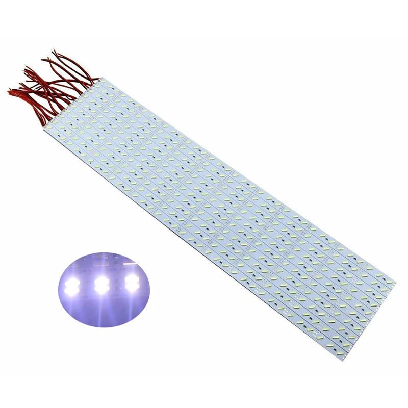 10 шт* 50 см светодиодный жесткий бар светильник s DC12V 36 светодиодный 8520 SMD Алюминий сплав светодиодный полосы светильник