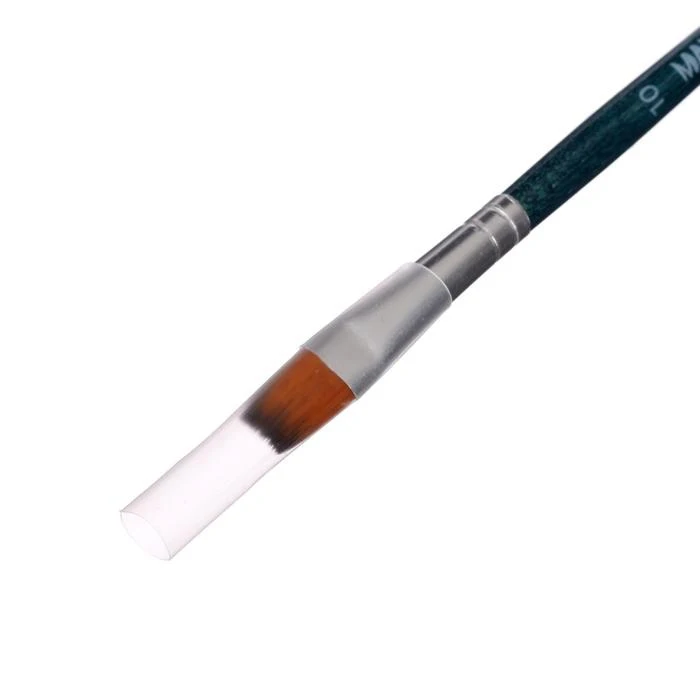 Кисть Синтетика Плоская Malevich Andy №10 b-10.0 мм L-13 (короткая ручка) синий лак 753110 |