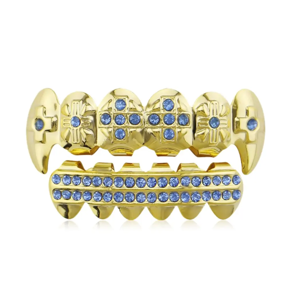 Набор украшений GENBOLI Металлические брекеты в стиле хип-хоп набор для Хэллоуина