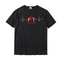 physical therapy heartbeat shirt for physical therapist t shirt cotton tops shirts unique fashion fashionable top t shirts