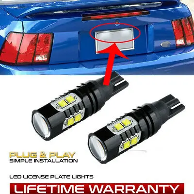 Светодиодсветодиодный парковочные лампы Mini Cooper R56 Clubman R55 T10 белые 6000K W5W мощные для