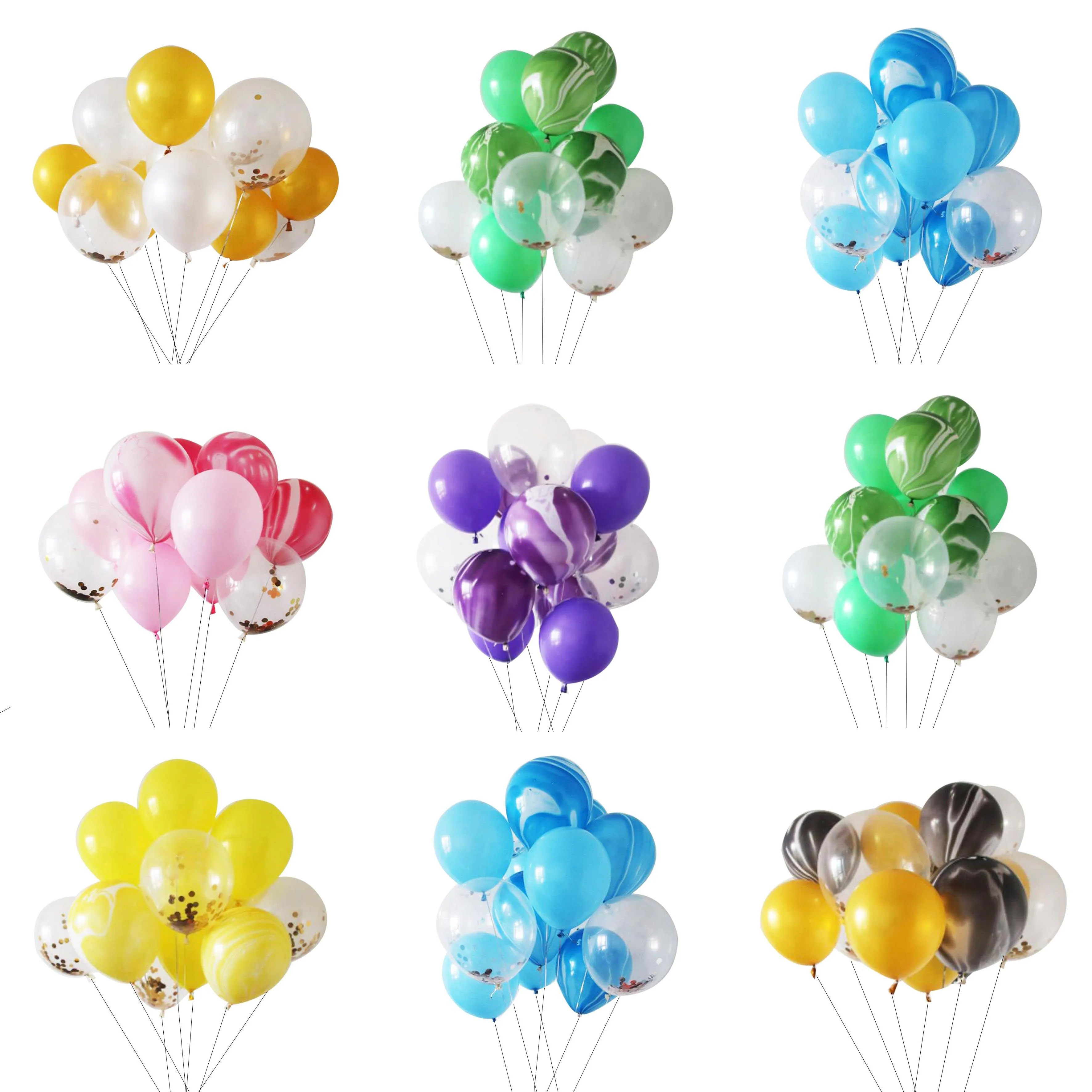 Прозрачные Шары золотые конфетти из фольги прозрачные латексные шары с днем