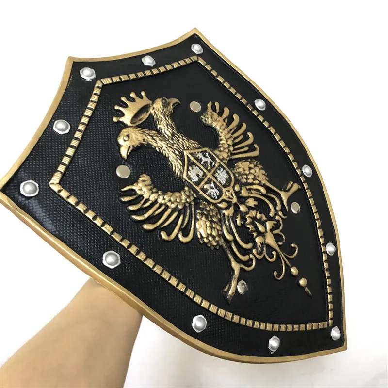 Королевский двойной Орел Косплей щит Хэллоуин Корона рыцарь слава 1:1