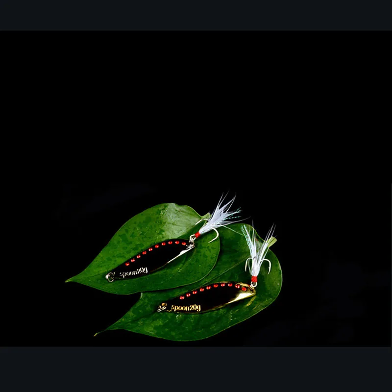 

Artificial Spoon Jigbait With Feather Freshwater Metal Fishing Bait 7g/10g/15g/20g Anti-Corrosion Metal Fishing Lure Hard Bait