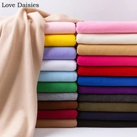 coral velvet polar fleece solid color comfortable soft warm fine thick fabric for diy autumn winter apparel toy lining sheet