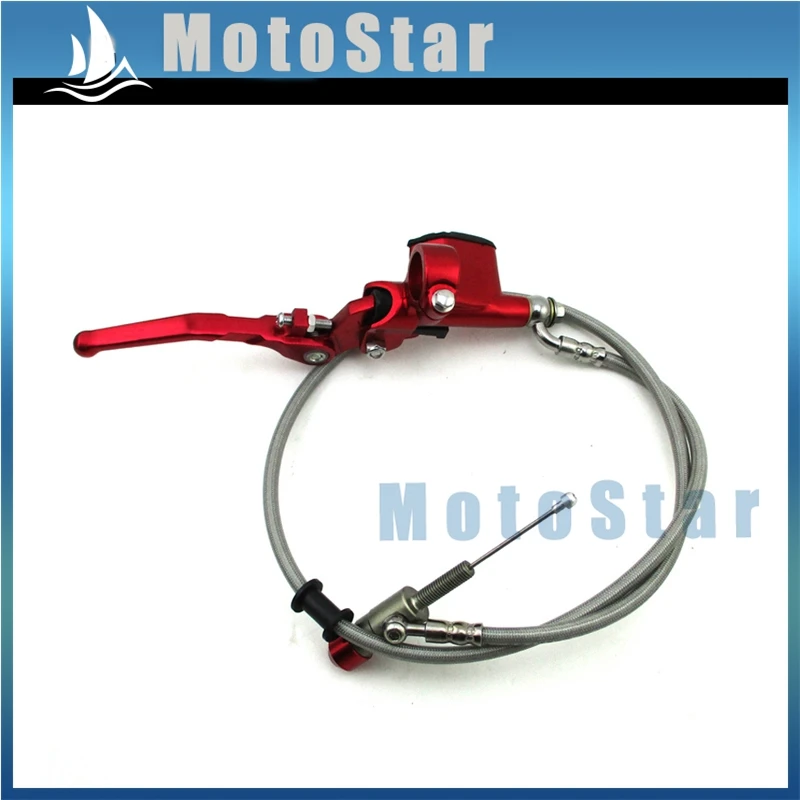 ЧПУ красный рычаг сцепления Главный цилиндр для китайского Lifan YX XR CRF KLX SSR YCF IMR Atomik