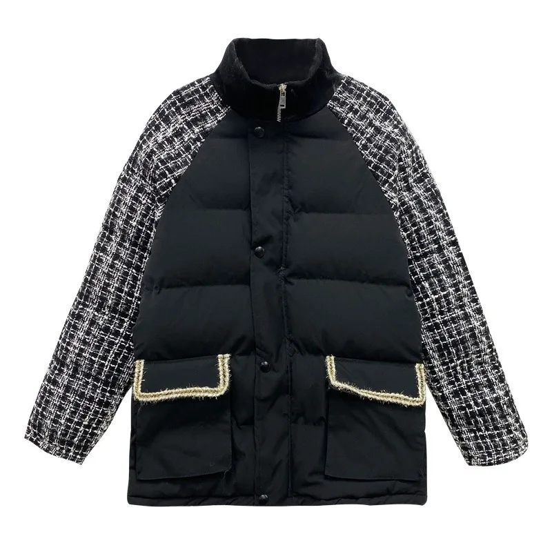 

Coat cotton-padded jacket women Korean style loose Hong Kong style autumn and winter new style female trend
