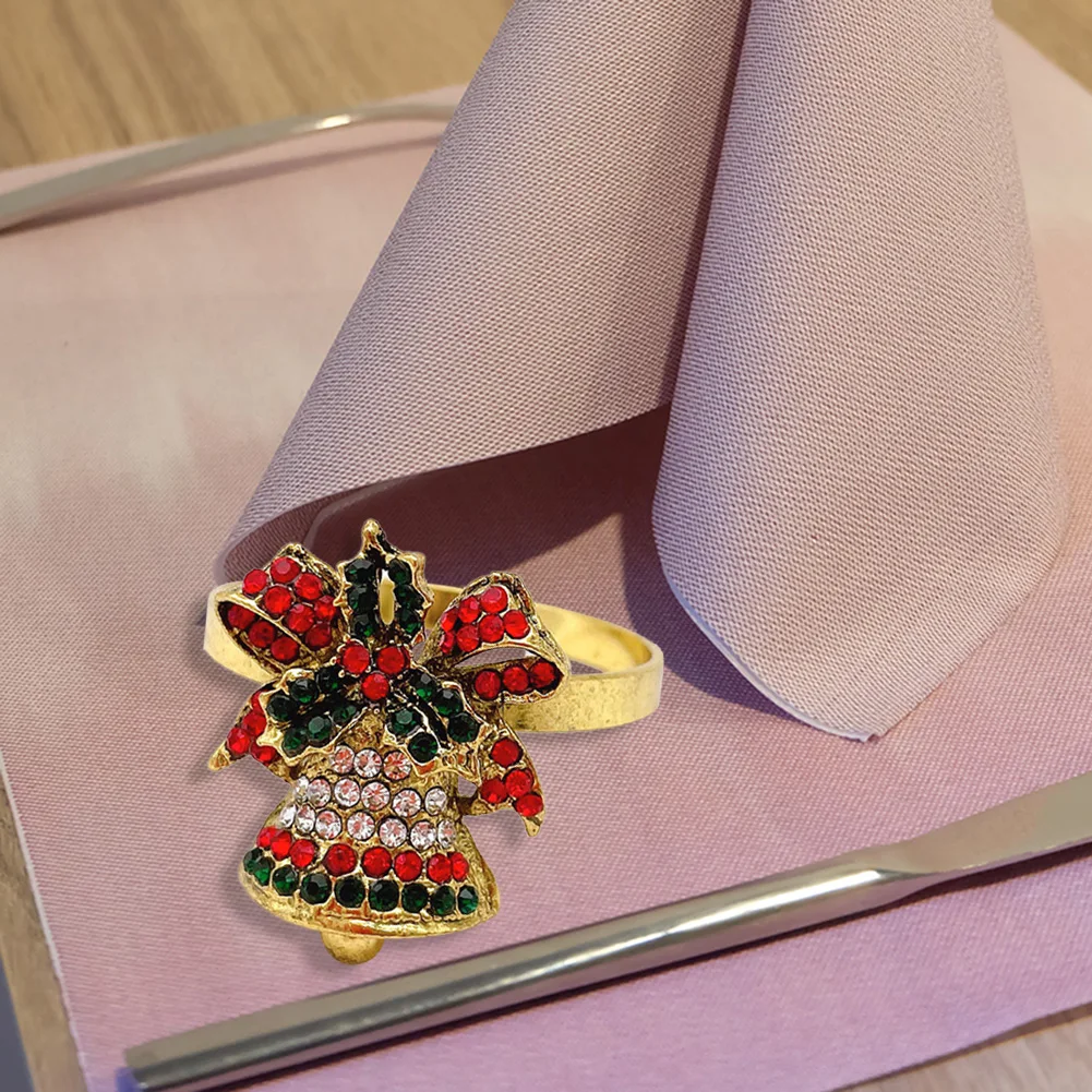 4 см рождественские кольца для свадебной вечеринки банкета гостиничного стола |