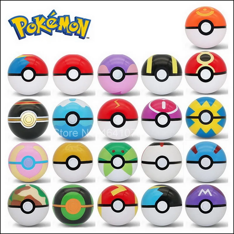 Takara Tomy Pokemon pikachu Pet Elf Ball покебол Pikachu 7 см всплывающие тыкать шарики фигуры для