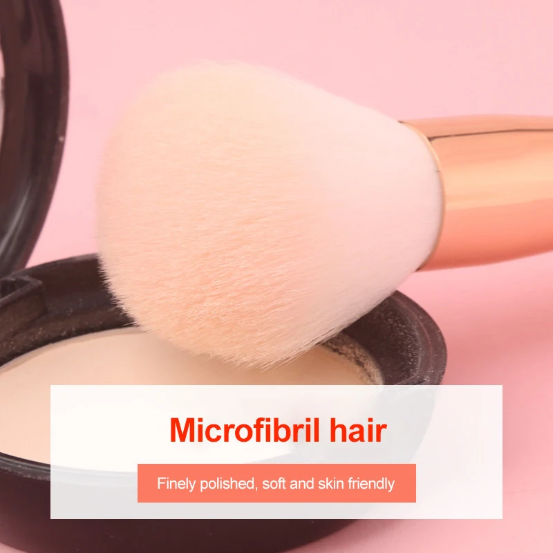 

4pc Makeup Brush Set Magnets Super Soft Loose Powder Brush Portable Blush Eyeshadow Brush Pink Beauty Tools Dropshipping