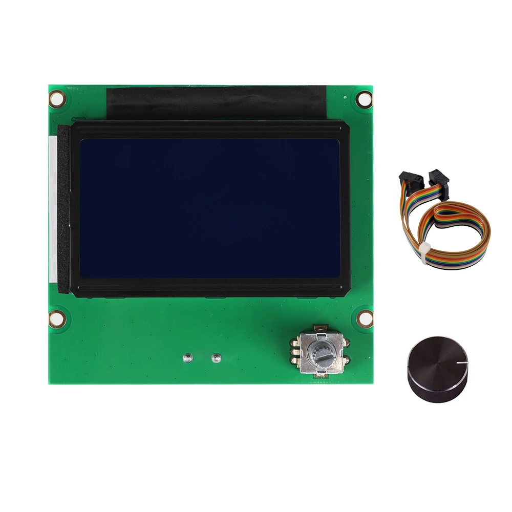 ЖК-экран для 3D-принтера 12864 с металлической Опорной пластиной серии Ender 3 pro 5 CR-10 |