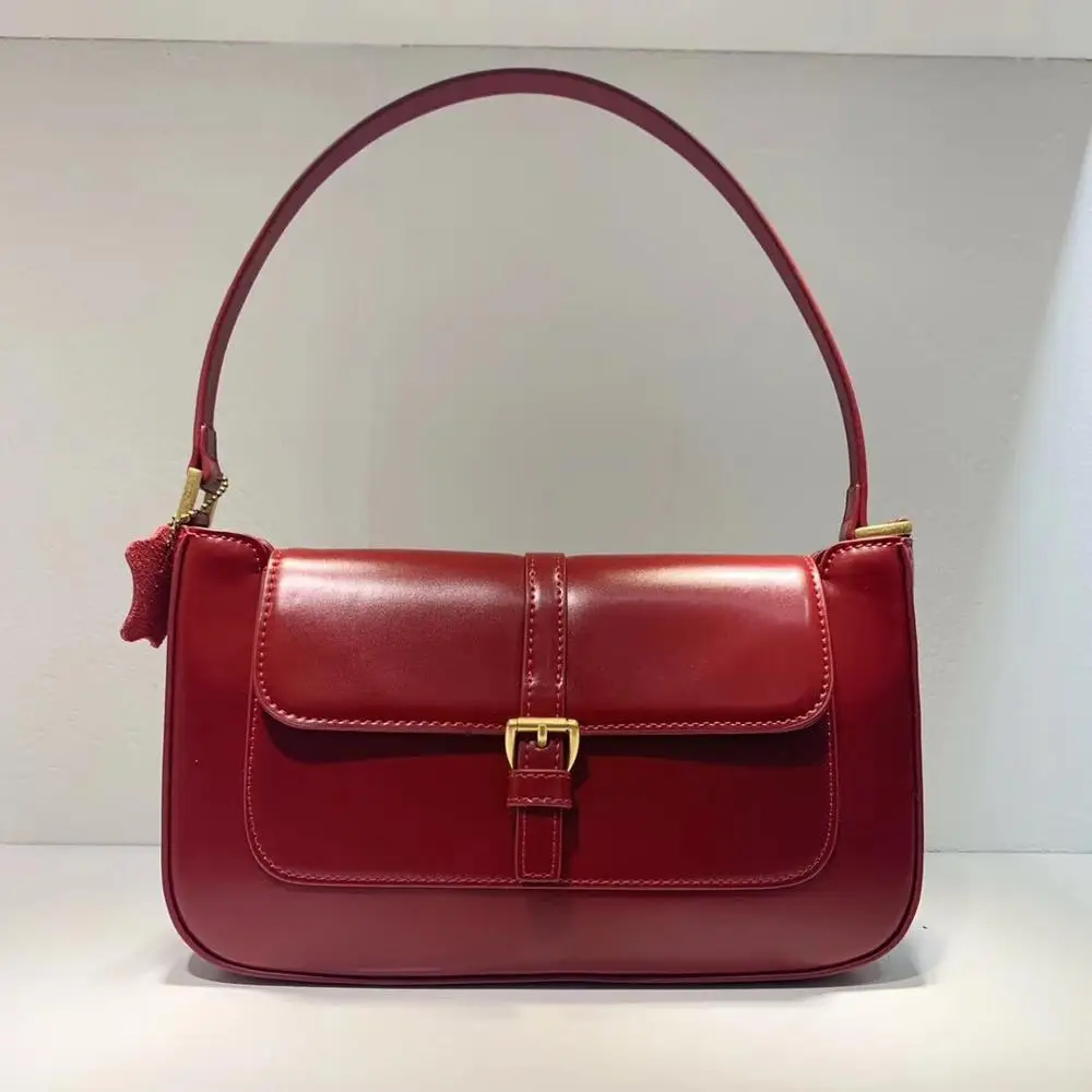 Женская сумка через плечо H 2020 дизайнерская с тиснением аллигатора бордовая