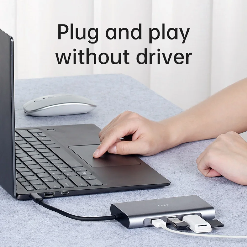 llano тип c док станция usb c до usb 30 совме