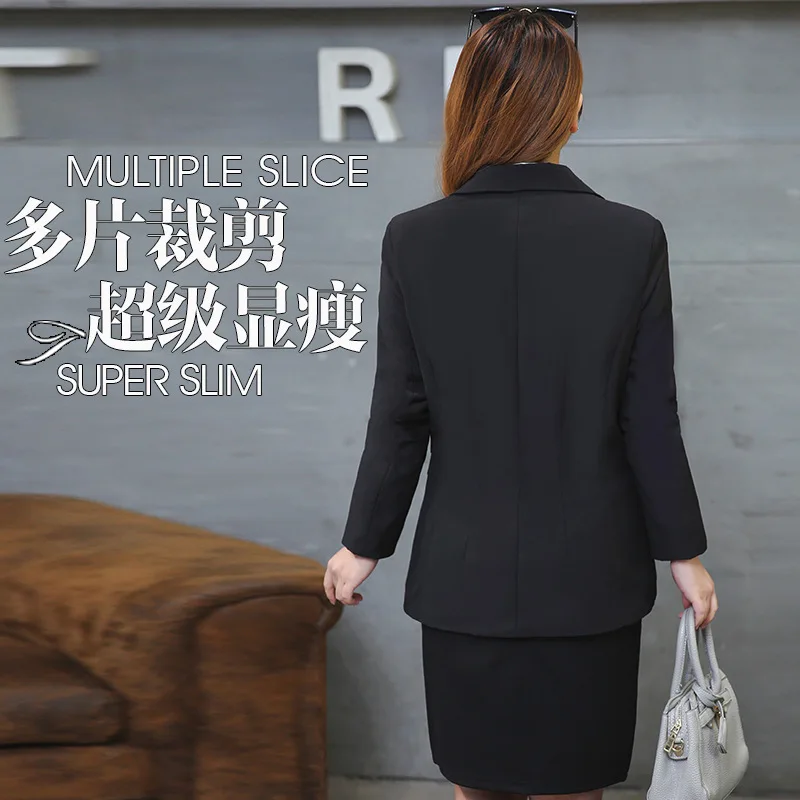 Женский блейзер в стиле Харадзюку облегающий черный пиджак с английским