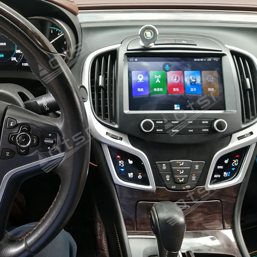 저렴한 뷰익 리갈 128-2012 용 6 + 2015 GB 안드로이드 10 테슬라 자동차 라디오 무선 카플레이 GPS 네비게이션 DSP 자동차 멀티미디어 플레이어