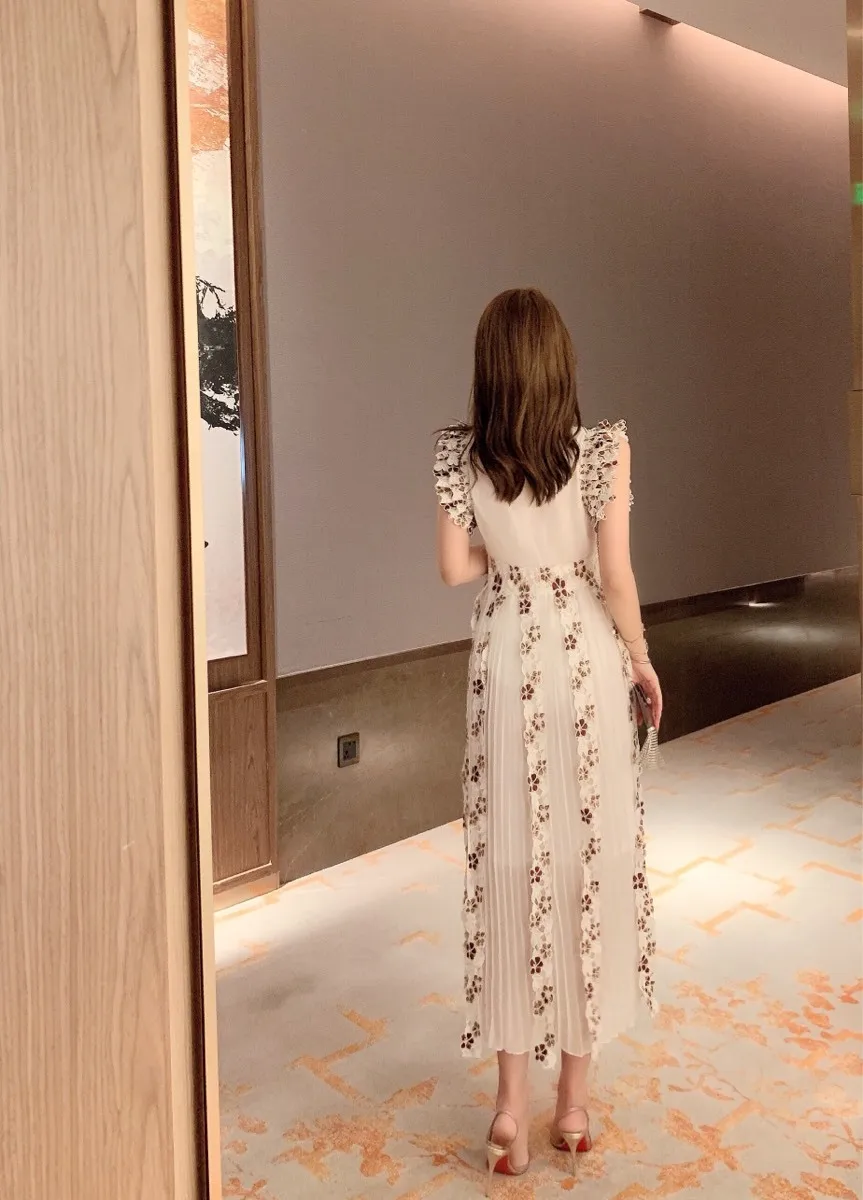 Женское платье в дворцовом стиле Feifei белое длинное для вечевечерние во