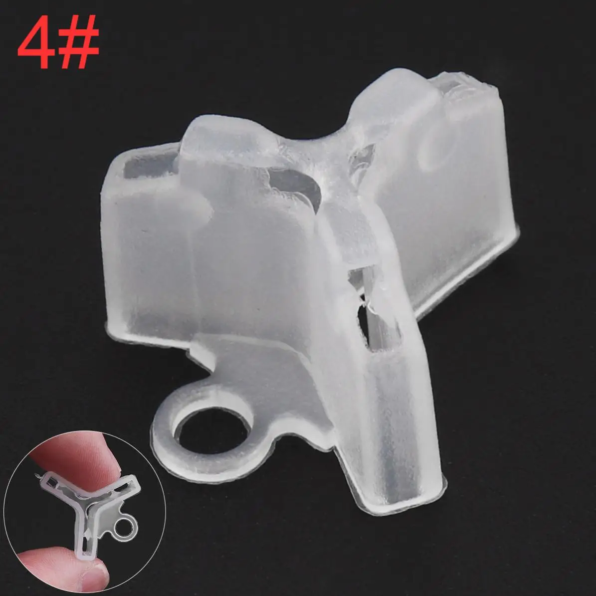 Тройной рыболовный крючок 4 # Защитный колпачок для рыболовных приманок защитный