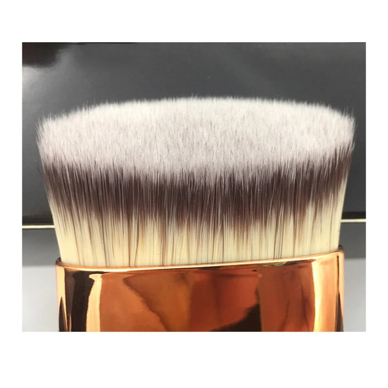 

Professional Rose Gold Foundation Brush Synthetic Dense Bristles Tool For Face Makeup Foundation Brushes