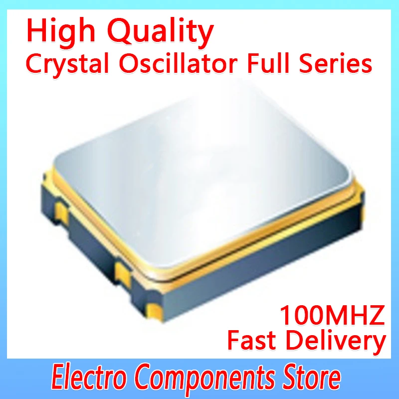 

5PCS SMD Active Crystal Oscillator 4 Pin OSC 3.2 * 2.5 3225 100.000MHZ 100M 100MHZ 3.2*2.5MM Quartz Crystal Unit 4P Oscillators