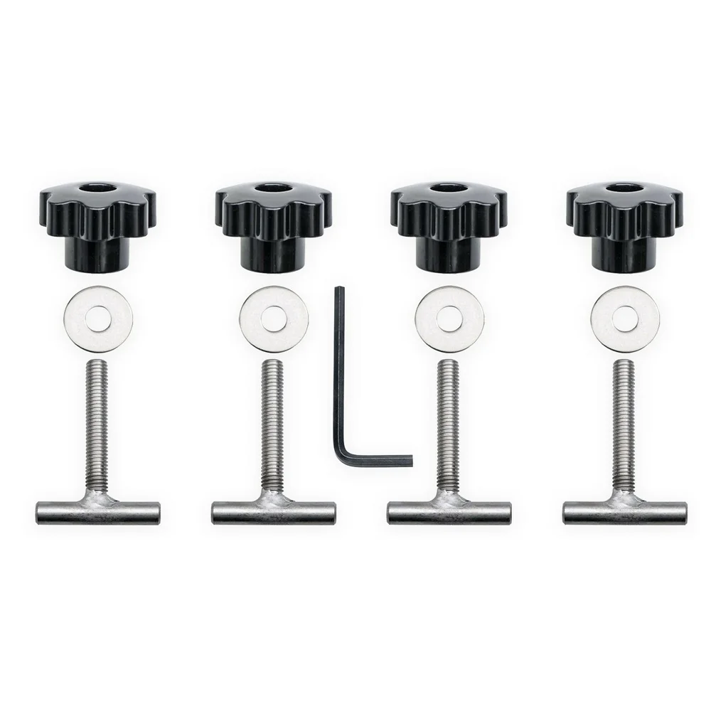 4pcs Car 50mm Iron Nut Bolt Locking Rail Screws Vehicle For VW T5 T6 Multiflex Board Mounting Accessories | Автомобили и