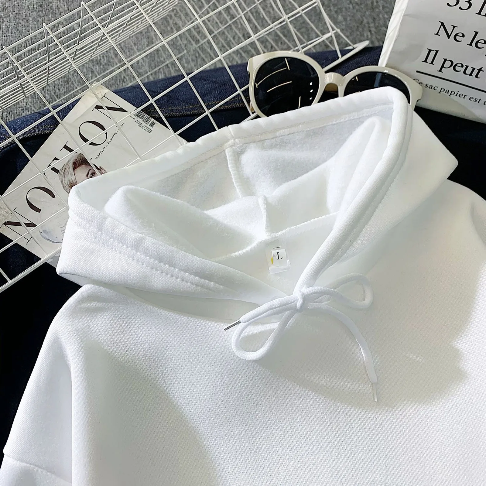 2021 Oversize BROKEN Print Sweatshirt Kawaii Hoodies Women Top Clothes Hoody Female Itself Winter Women Hoodies Full Sleeve