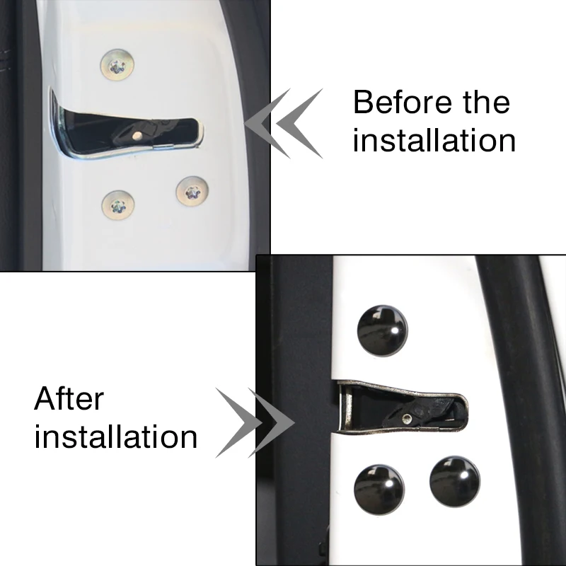 12 шт. Автомобильный Дверной замок Защитная крышка винта аксессуары для fiat punto abarth