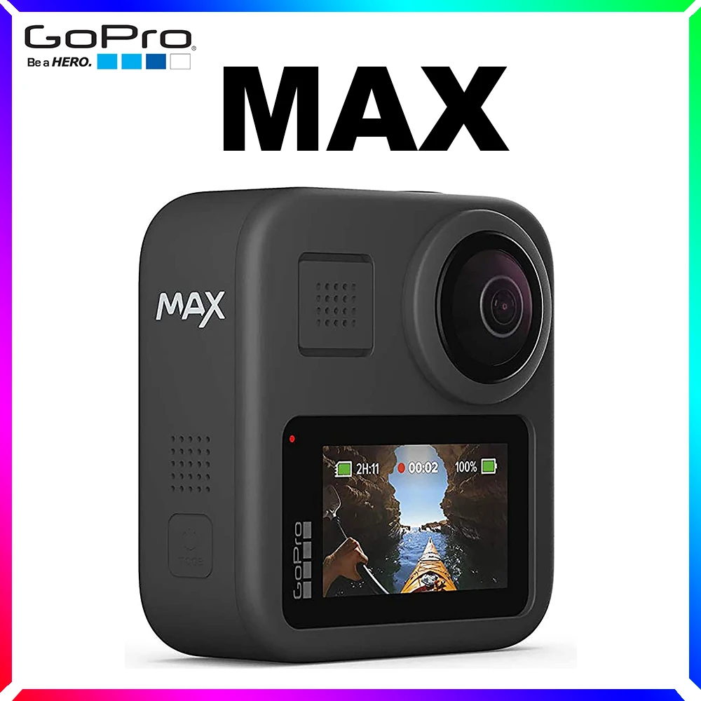 للبيع GoPro Max 360 مقاوم للماء عمل كاميرا شاشة تعمل باللمس الرياضة في الهواء الطلق الترا HD فيديو صور 1080p بث مباشر الاستقرار