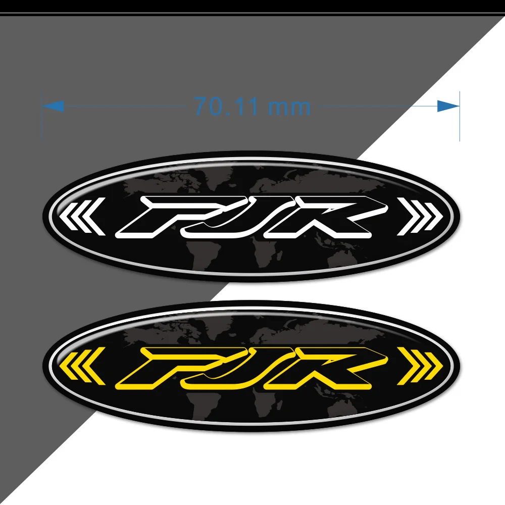 For Yamaha FJR1300 FJR 1300 Tank Pad Protector Side Fairing Emblem Badge Logo Windshield Trunk Aluminium Cases Stickers 2019 | Автомобили