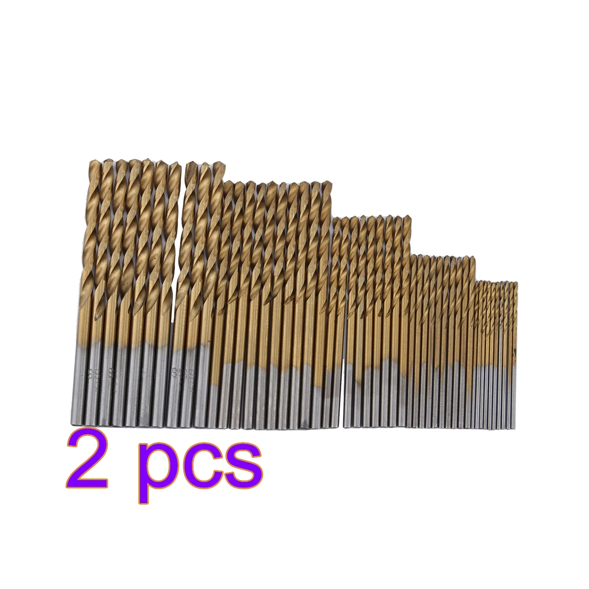 

100 high-speed steel drill bits (1/1.5/2/2.5/3mm each 10 pieces)