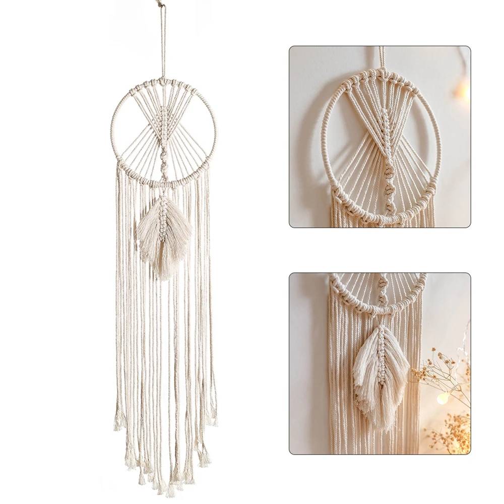 

Богемный ручной работы Ловец снов в стиле бохо настенная Подвеска для домашнего декора искусственный подарок