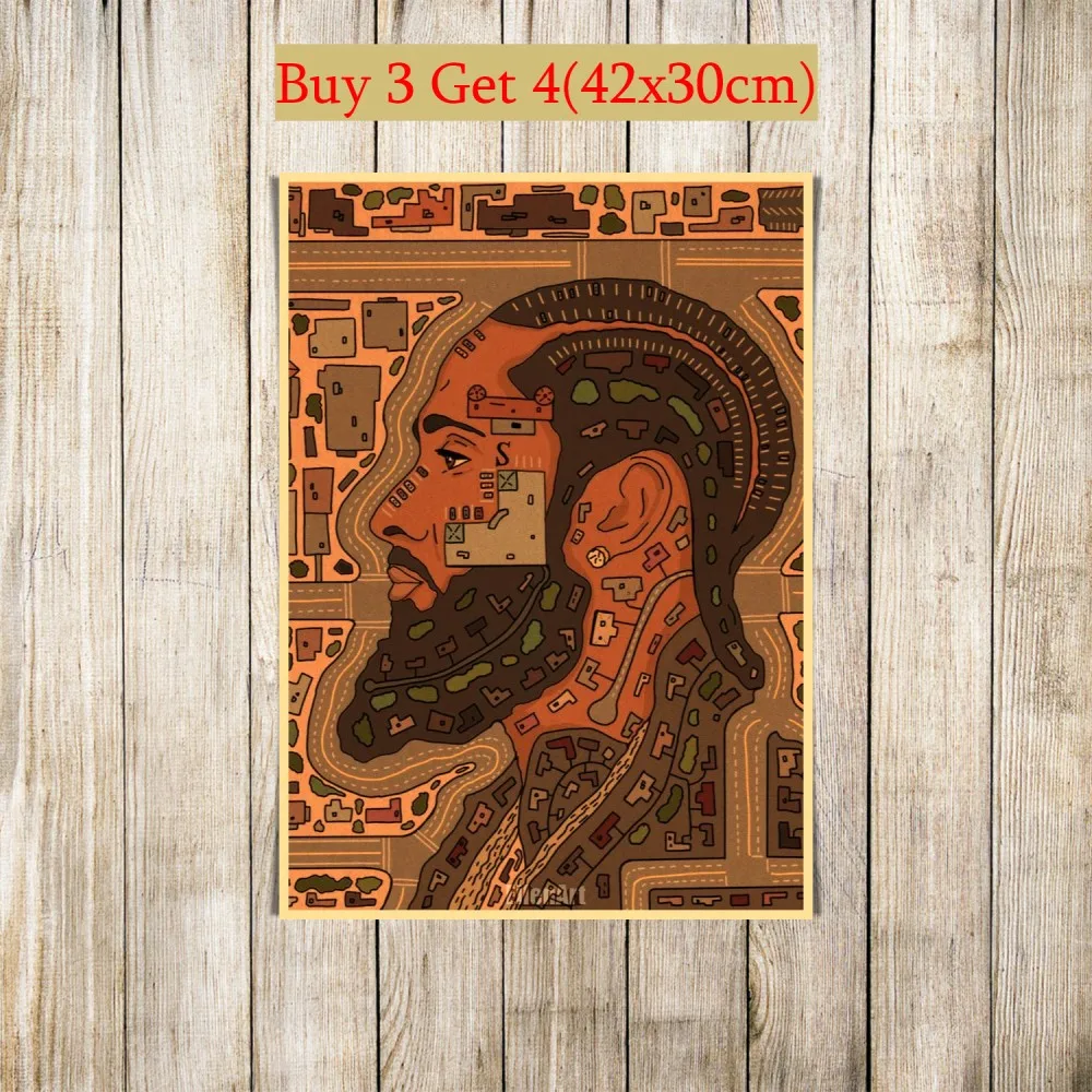 42 дизайна Rapper Nipsey оформление одежды Альтернативная абстрактная художественная