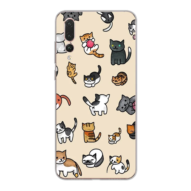 Чехол для телефона ciciber Corgi Cat мягкий силиконовый чехол Huawei P30 P20 Pro lite huawei P10 P9 P8 Lite P