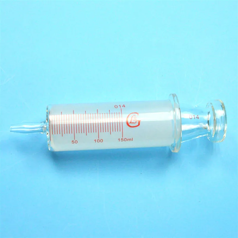 Стеклянные шприцы большого размера 150 мл со стеклянными калибрами/шприцами