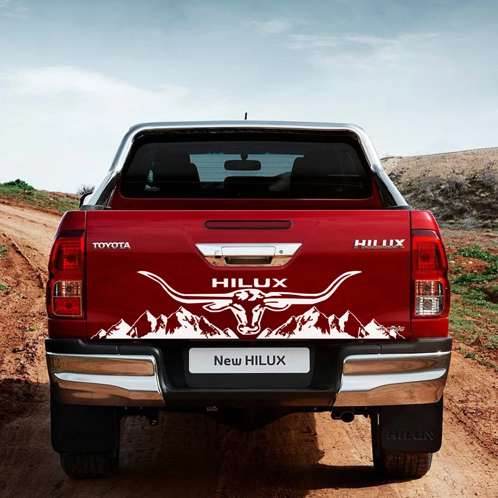 Виниловая пленка для багажника 3 шт. детали тюнинга автомобиля Hilux Toyota Revo Vigo -