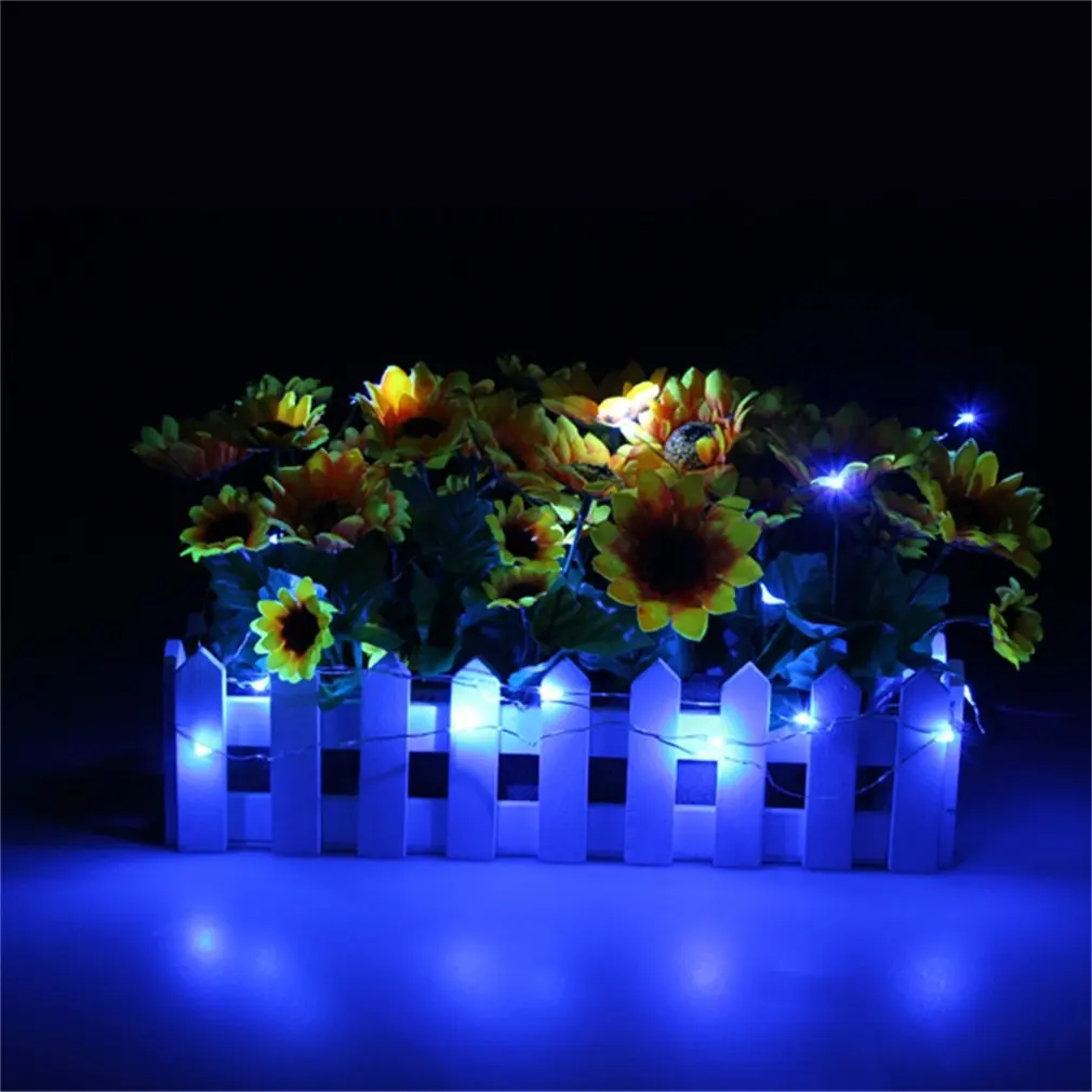 

40 LEDS Starry String Battery Lights Fairy Micro LED Transparent Copper Wire for Party Christmas Wedding 5 Colors