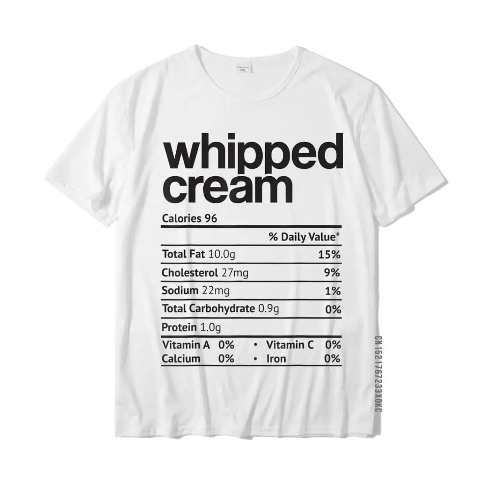 

Хлопковая мужская футболка с принтом взбитых кремов