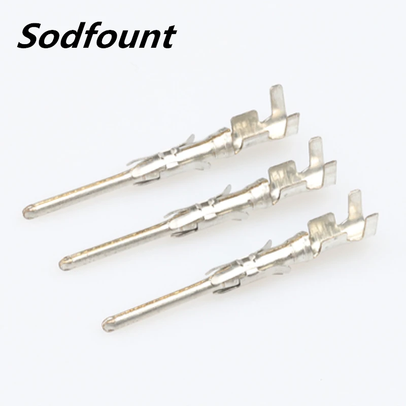 100 шт, H62, Мужская лампа с латунной лужкой 1,5 мм, обжимной терминал для коннектора