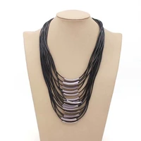 new multilayer necklace jewelry womens glamour chain tassel tiny clavicle necklaces for women jewelry gift girl collier
