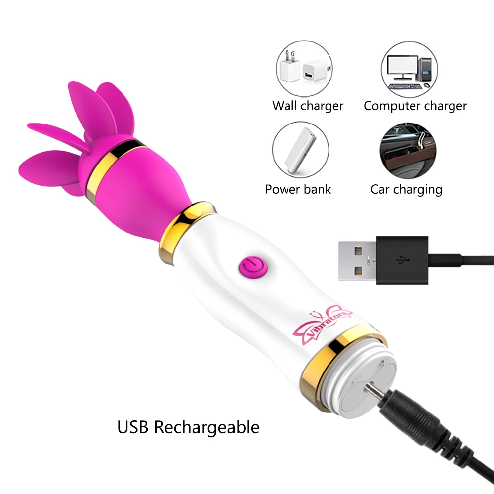 OLO AV Stick женская мастурбация язык лизание Вибратор клитор стимуляция 12 скоростей